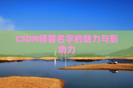 CSDN博客名字的魅力与影响力